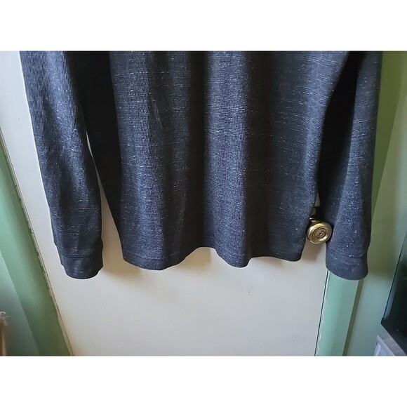 Sonoma Sweater Men's Large Gray Supersoft Thermal Long Sleeve Pullover Shirt - Picture 6 of 8
